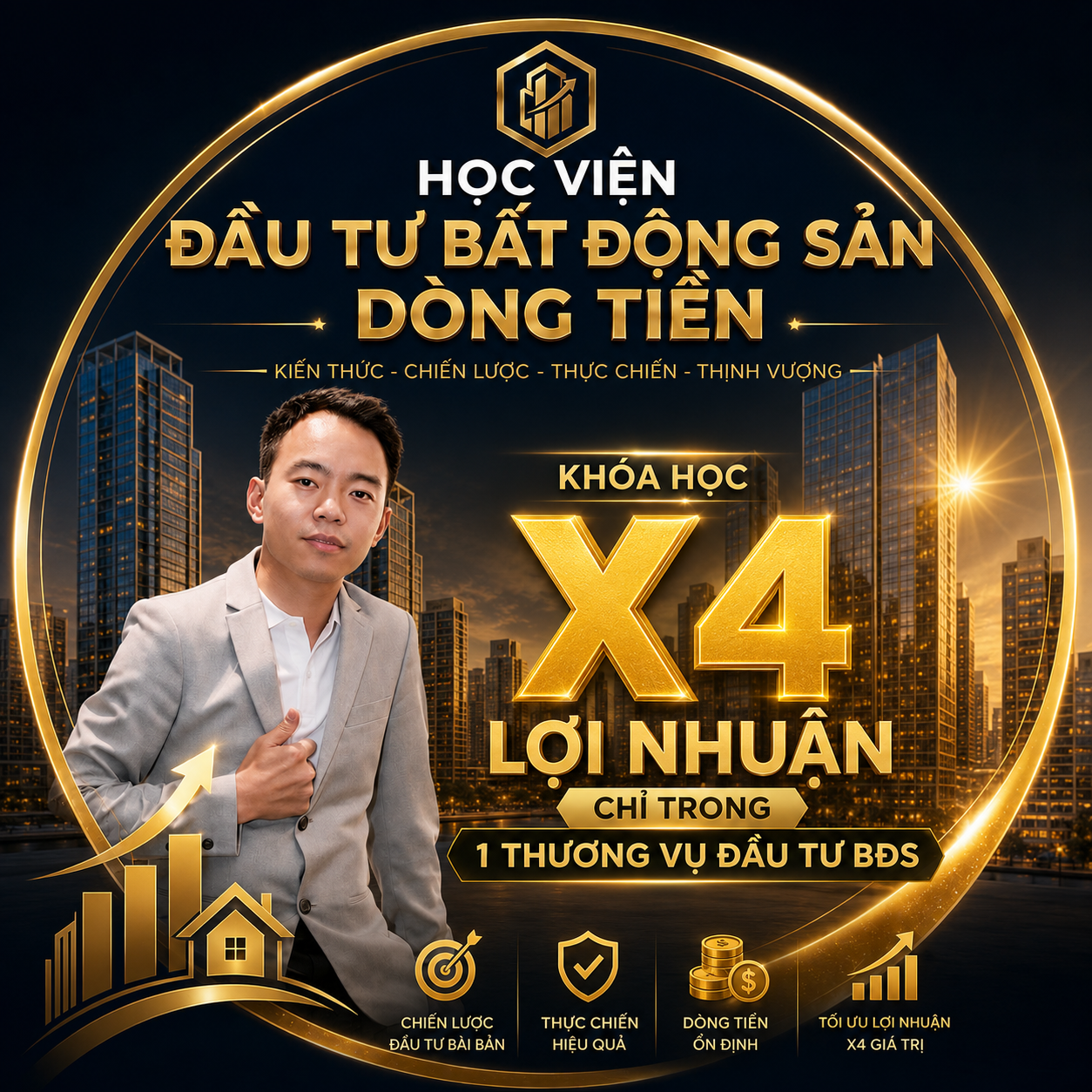 X4 Lợi Nhuận Từ BĐS Dòng Tiền